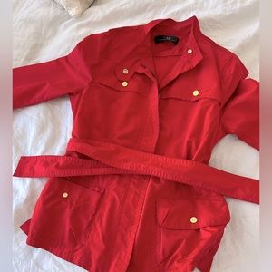 Carolina Herrera red jacket